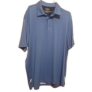 CREMIEUX MEN'S PREFORMANCE SHORT SLEEVE POLO SHIRT SOLID COTTON COASTAL‎ size XL